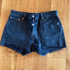 Brand new Levi 501 cut off shorts
